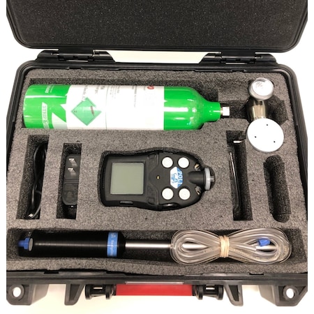 POLI Pump Confined Space Kit 4-Gas Detector & Accessories In Hard Case